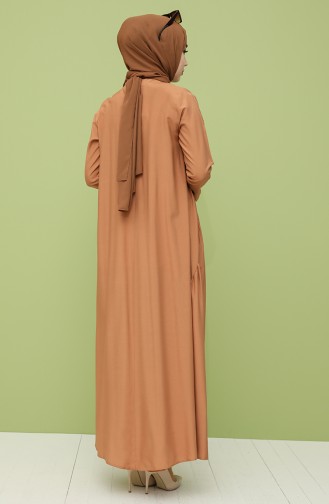 Robe Hijab Pelure d`oignon 10111-10