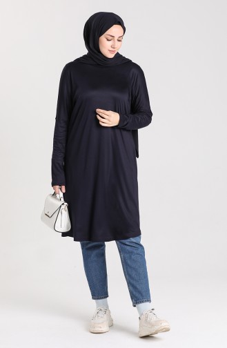 Yarasa Kol Tunik 8204-01 Lacivert