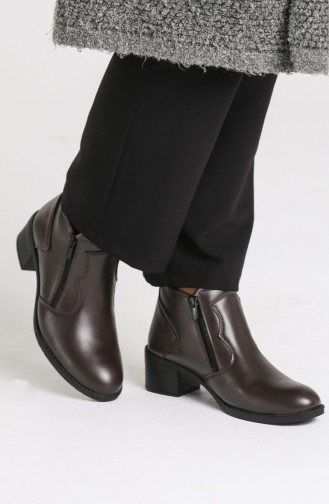 Brown Boots-booties 04-01