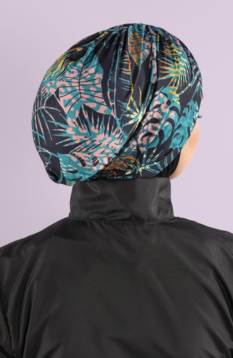 Dunkelblau Hijab Badeanzug 8006-16-01