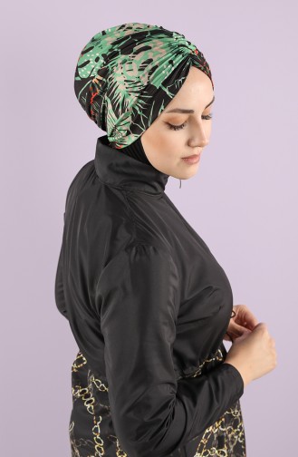 Maillot de Bain Hijab Noir 8006-16-02