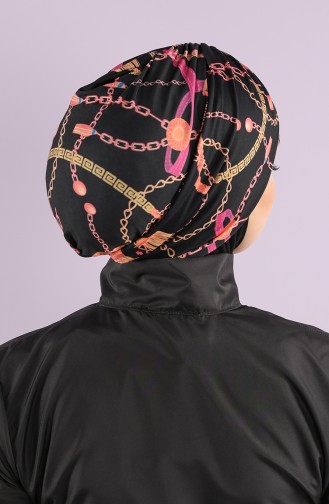 Maillot de Bain Hijab Noir 8006-17-01