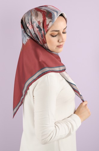 Claret red Hoofddoek 90773-08