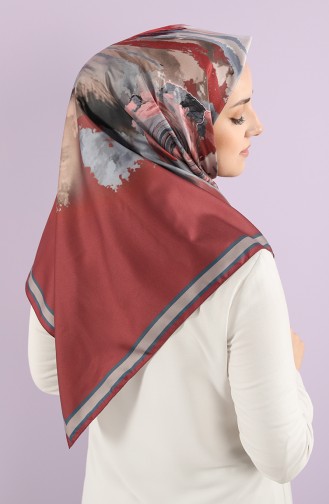 Claret red Hoofddoek 90773-08