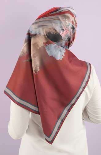 Claret red Hoofddoek 90773-08