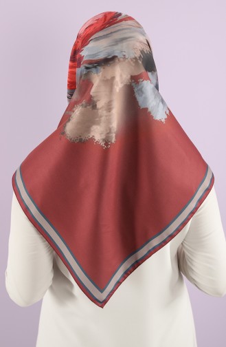 Claret red Hoofddoek 90773-08