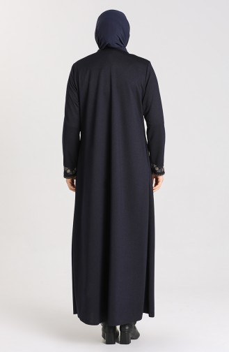 Navy Blue Abaya 2032-04