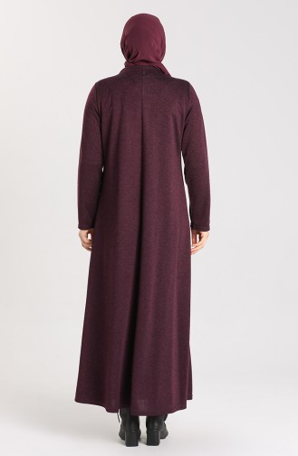 Robe Hijab Pourpre 4440-01