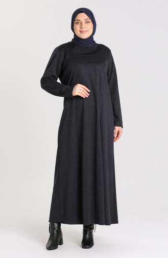 Robe Hijab Bleu Marine 4440-05