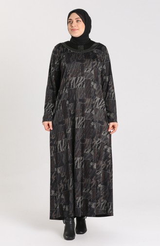 Robe Hijab Antracite 4873A-01