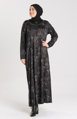 Robe Hijab Antracite 4873A-01