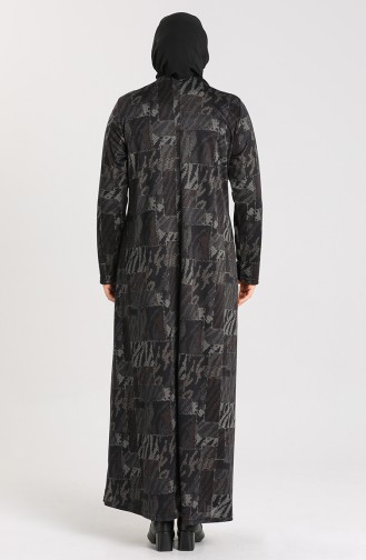 Robe Hijab Antracite 4873A-01