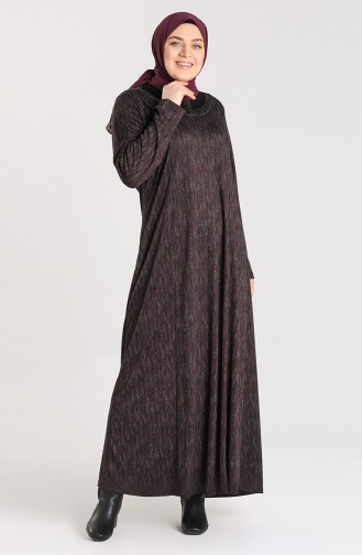 Robe Hijab Plum 4873B-03
