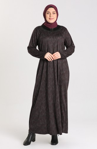 Zwetschge Hijab Kleider 4873B-03