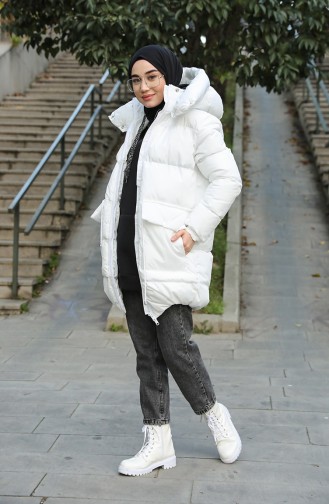 Manteau Blanc 1496-02