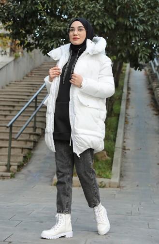 Manteau Blanc 1496-02