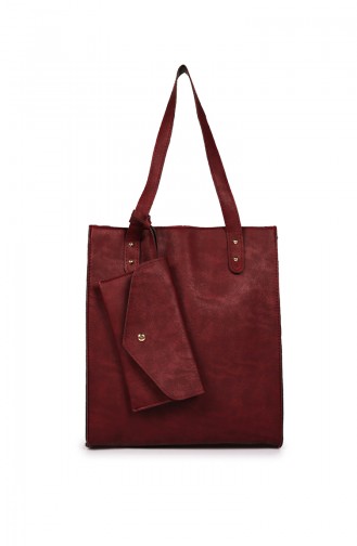 Claret red Shoulder Bag 210Z-02