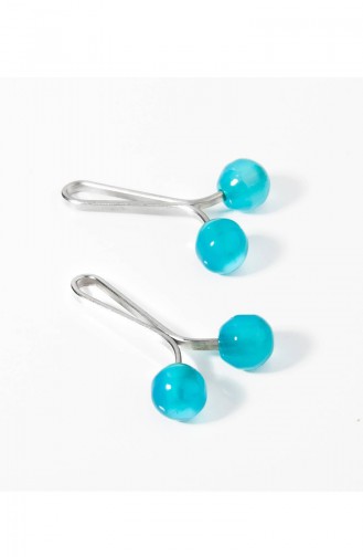 Turquoise Shawl Scarf Pin 14-102-80-51-40