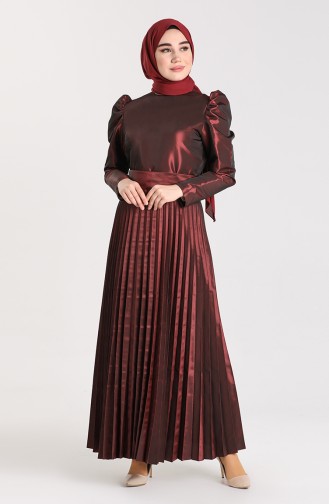 Robe Hijab Bordeaux 006161-03