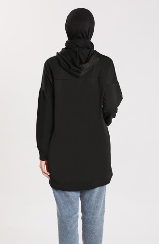 Hooded Sports Tunic 5348-01 Black 5348-01