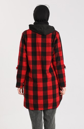 Checked Tunic 2426-03 Red 2426-03