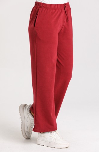 Sweatpants أحمر كلاريت 5701-01