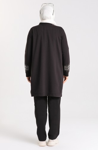 بيجامة الرياضة أسود 8003-01