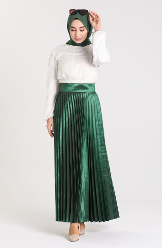 Emerald Green Skirt 000601-02