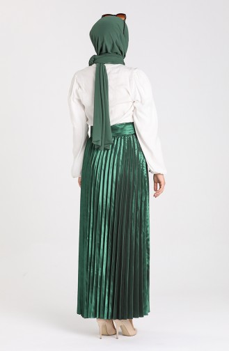 Emerald Green Skirt 000601-02