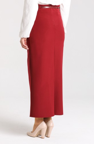 Claret Red Skirt 2220-12