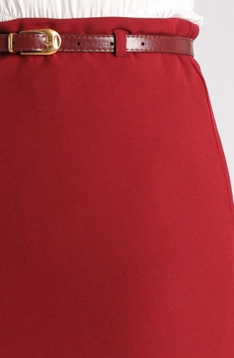 Claret Red Skirt 2220-12