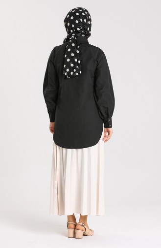 Black Overhemdblouse 3237-01