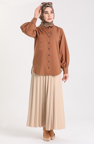 Camel Overhemdblouse 3237-09