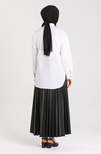 White Overhemdblouse 3238-10