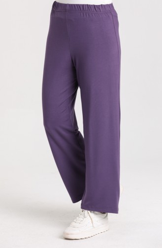 Lycra wide-leg Trousers 25093-01 Purple 25093-01