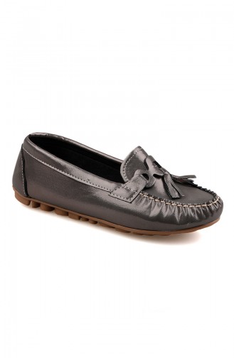 Dark gray Woman Flat Shoe 0144-12