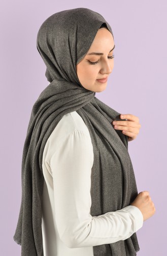 Düz Koton Şal 4953-01 Antrasit