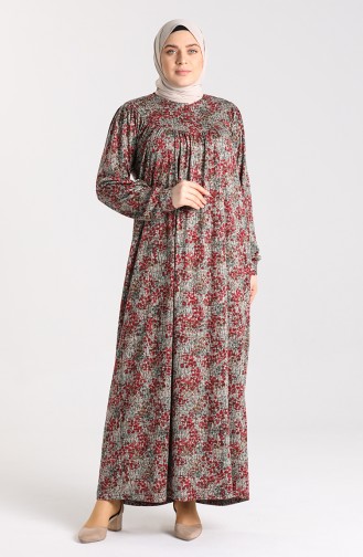 Robe Hijab Rouge 4781-03