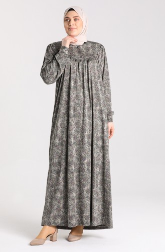 Purple Hijab Dress 4781A-03