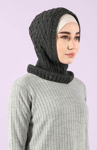 Knitwear Knitted Practical Scarf 12021-06 Anthracite 12021-06