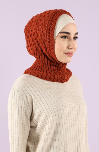Brick Red Casual Scarf 4291-08