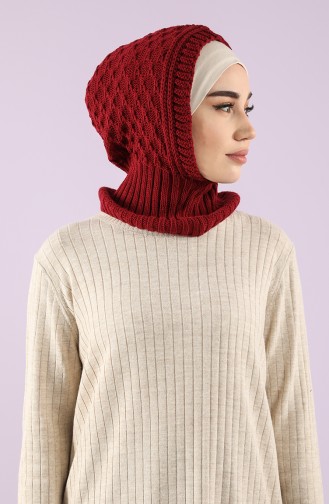 Claret red Hoofddoek 12021-09