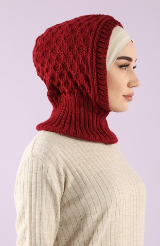 Claret red Hoofddoek 12021-09