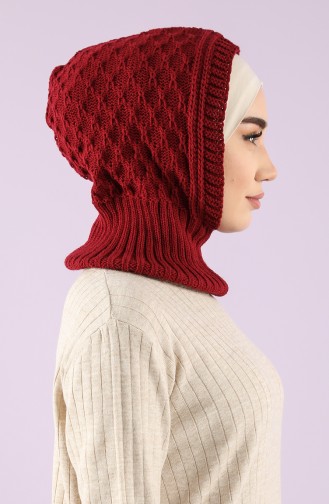 Claret red Hoofddoek 12021-09