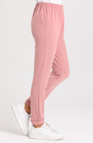 Pantalon Sport Rose Pâle 5858-04