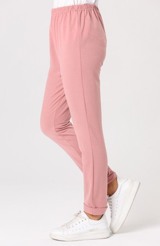 Pantalon Sport Rose Pâle 5858-04