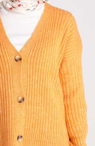 Ziegelrot Strickjacke 0593-06