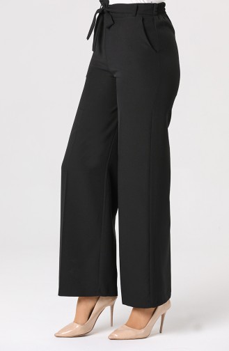 Belted Classic Pants 2011-01 Black 2011-01