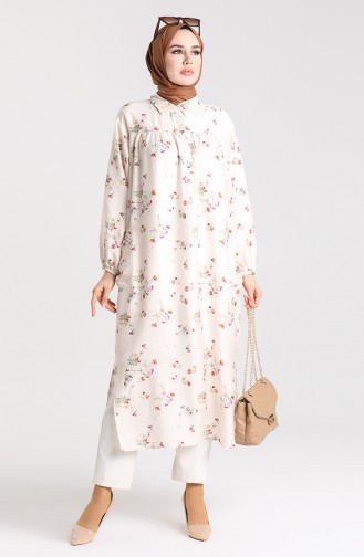 Cream Tuniek 21Y8213-03