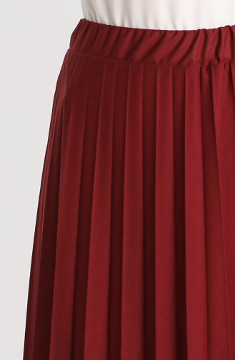 Dark Claret Red Skirt 1030-04